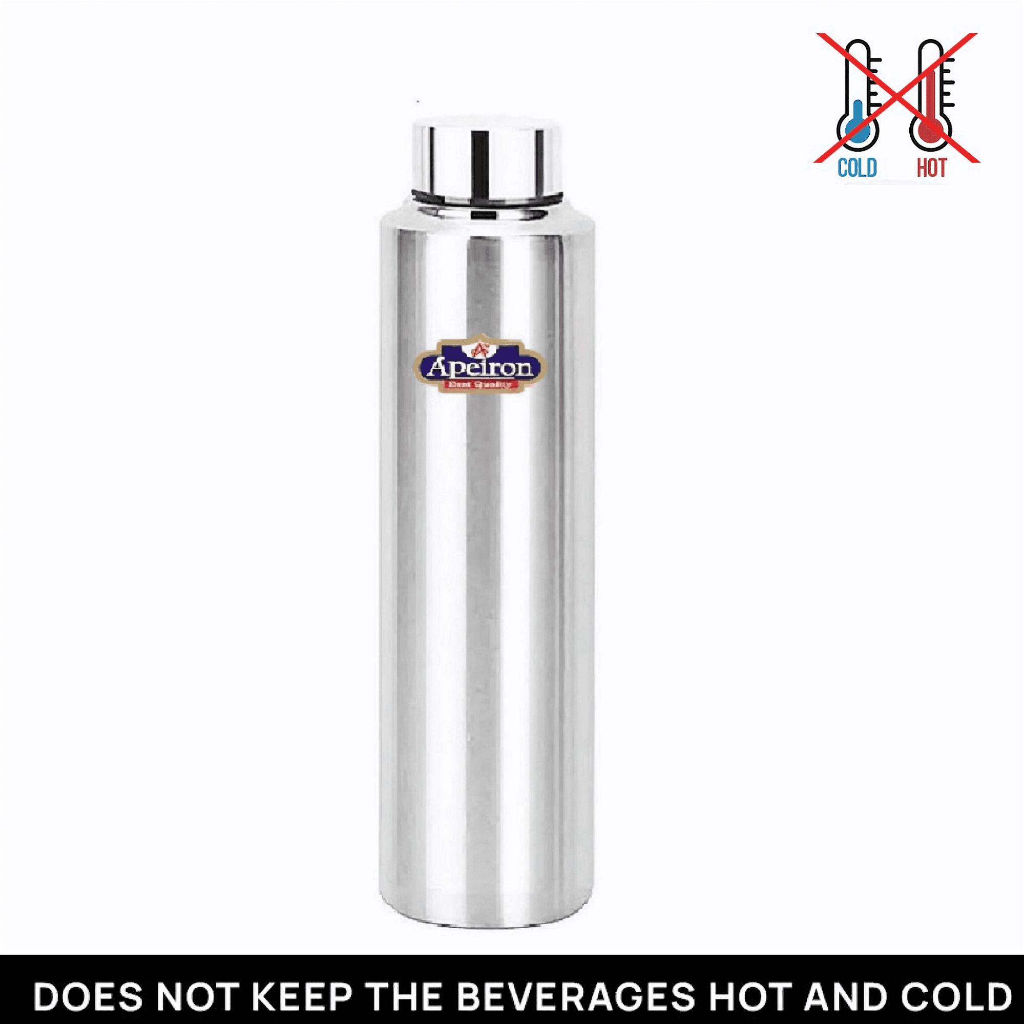 Apeiron Stainless Steel Matt Fridge Water Bottle 1000ml Pack Of 1