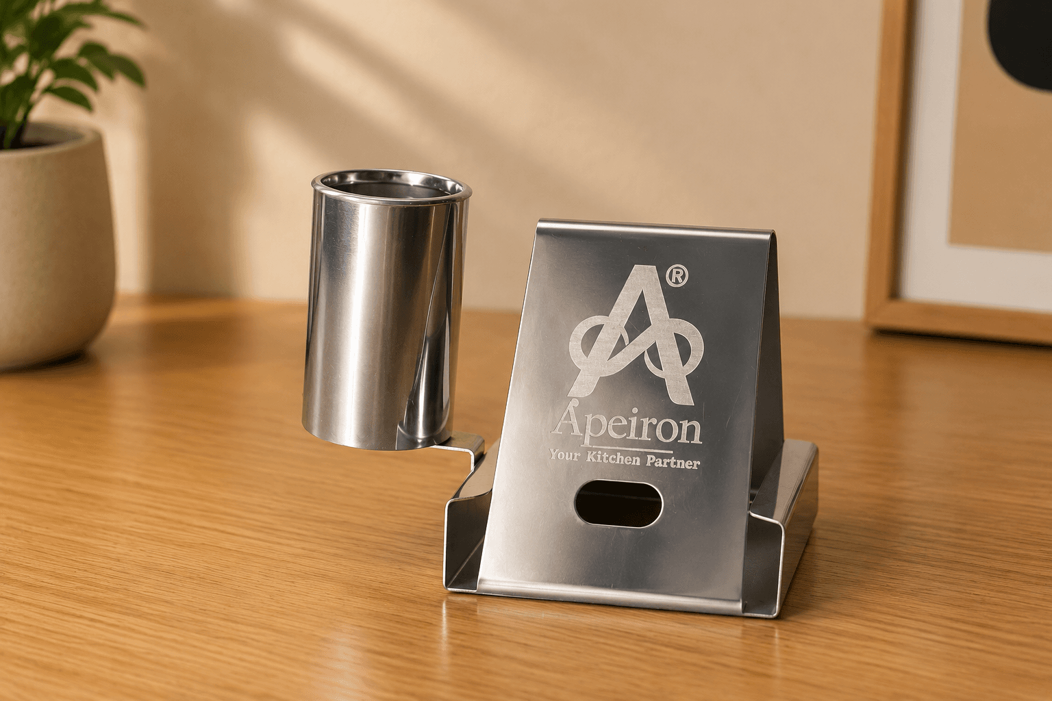 Pen Stand With Mobile Holder